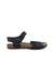 A Black Sandals from Jacadi in size 9Y for girl. (Back View)