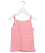 A Peach Sleeveless Tops from Petit Bateau in size 2T for girl. (Front View)