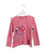 A Peach Long Sleeve Tops from Petit Bateau in size 3T for girl. (Front View)