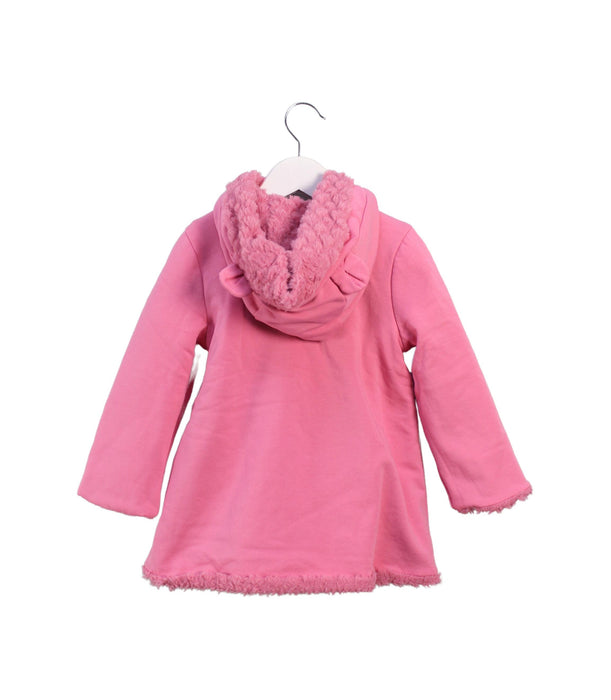 A Pink Coats from Mayoral in size 3T for girl. (Back View)