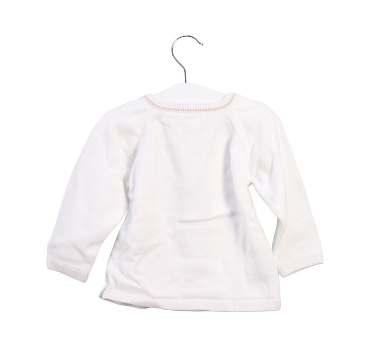 A White Long Sleeve Tops from Balabala in size 12-18M for neutral. (Back View)