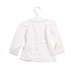 A White Long Sleeve Tops from Balabala in size 12-18M for neutral. (Back View)