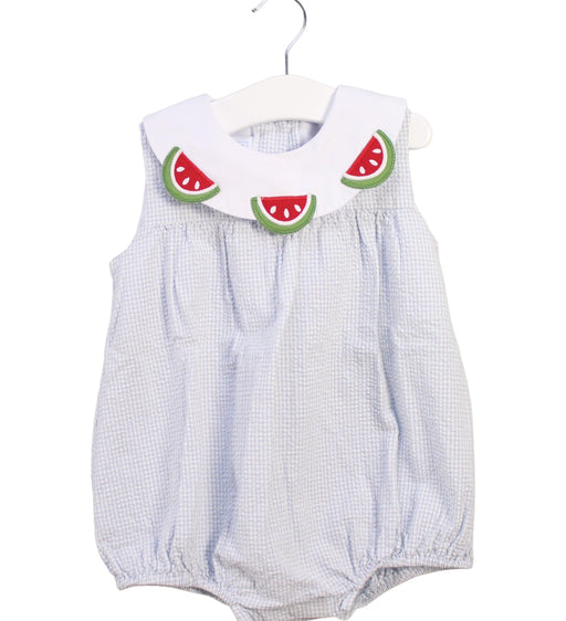 A White Sleeveless Bodysuits from Little English in size 2T for girl. (Front View)