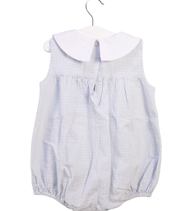 A White Sleeveless Bodysuits from Little English in size 2T for girl. (Back View)