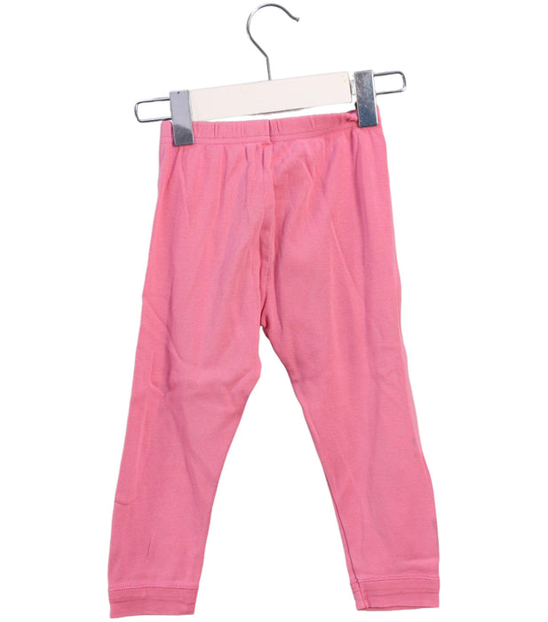 A Pink Leggings from Petit Bateau in size 2T for girl. (Back View)