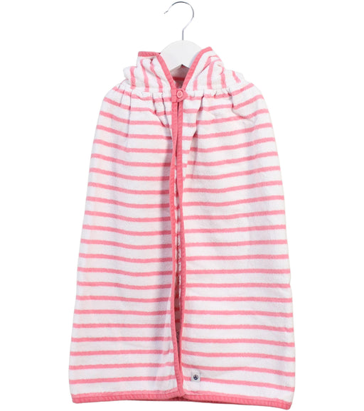 A White Towels from Petit Bateau in size O/S for girl. (Front View)