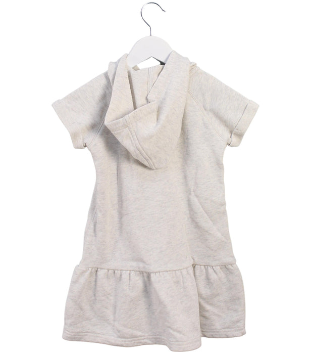 A White Short Sleeve Dresses from Roots in size 4T for girl. (Back View)