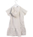 A White Short Sleeve Dresses from Roots in size 4T for girl. (Back View)