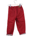 A Red Casual Pants from Cadet Rousselle in size 2T for girl. (Back View)