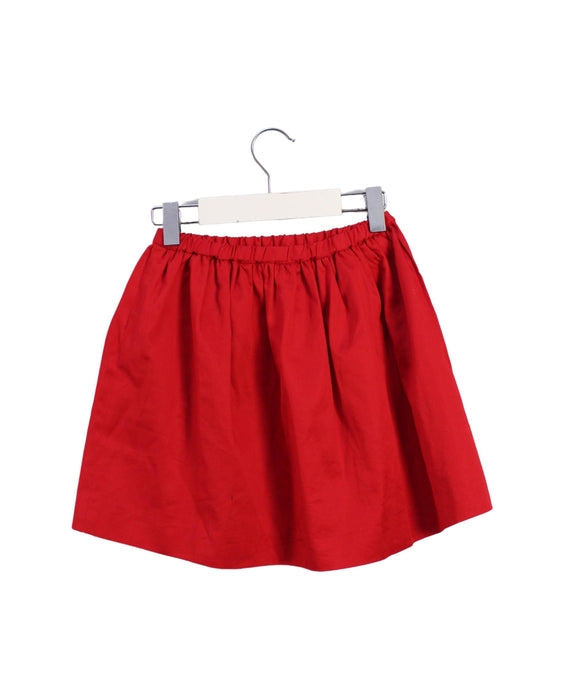 A Red Short Skirts from Crewcuts in size 6T for girl. (Back View)