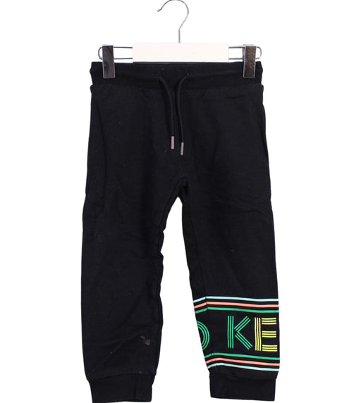A Black Sweatpants from Kenzo in size 3T for boy. (Front View)