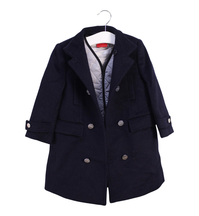 A Blue Blazers from Ferrari in size 2T for girl. (Front View)
