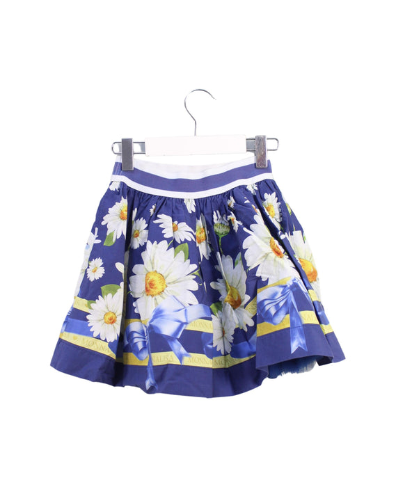 A Blue Short Skirts from Monnalisa in size 5T for girl. (Back View)