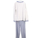 A White Pyjama Sets from The Little White Company in size 11Y for boy. (Back View)