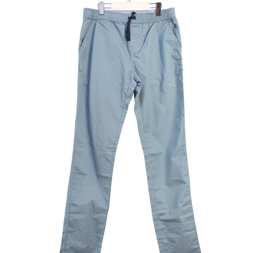 A Blue Casual Pants from Petit Bateau in size 12Y for boy. (Front View)
