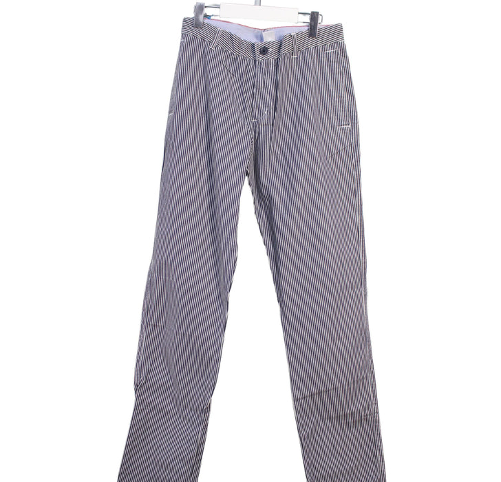 A Blue Casual Pants from Petit Bateau in size 12Y for boy. (Front View)