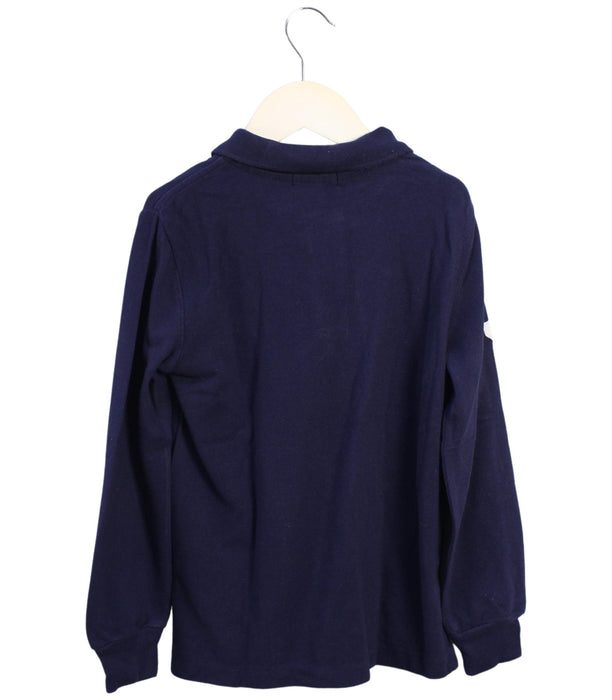 A Navy Long Sleeve Polos from Polo Ralph Lauren in size 5T for boy. (Back View)