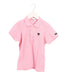 A Pink Short Sleeve Polos from Miki House in size 5T for boy. (Front View)