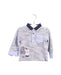 A White Long Sleeve Polos from Chicco in size 6-12M for boy. (Front View)