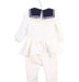 A White Long Sleeve Jumpsuits from Nicholas & Bears in size 6-12M for girl. (Back View)