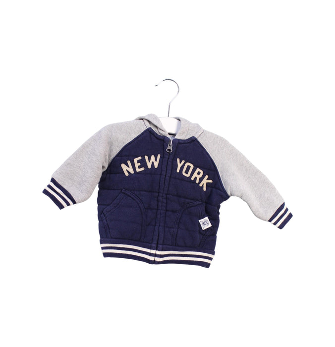 A Navy Lightweight Jackets from Ralph Lauren in size 0-3M for boy. (Front View)