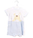 A White Short Sleeve Rompers from Chicco in size 6-12M for boy. (Front View)