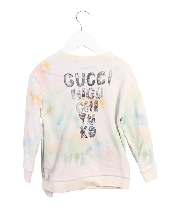A Multicolour Crewneck Sweatshirts from Gucci in size 4T for girl. (Back View)