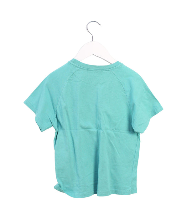 A Teal Short Sleeve T Shirts from MSGM in size 4T for neutral. (Back View)