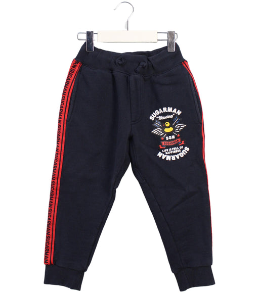 A Navy Sweatpants from Sugarman in size 5T for neutral. (Front View)