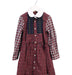 A Red Long Sleeve Dresses from Polo Ralph Lauren in size 3T for girl. (Front View)