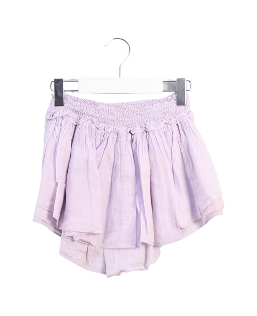 A Purple Shorts from Velveteen in size 8Y for girl. (Front View)