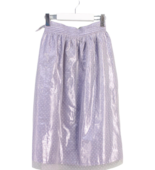 A Purple Long Skirts from Velveteen in size 6T for girl. (Front View)