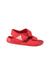 A Red Sandals from Adidas in size 5T for girl. (Back View)