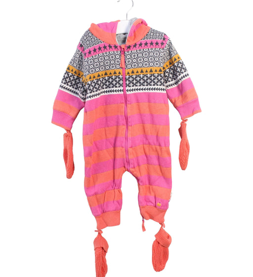 A Multicolour Snowsuits from The Bonnie Mob in size 6-12M for girl. (Front View)