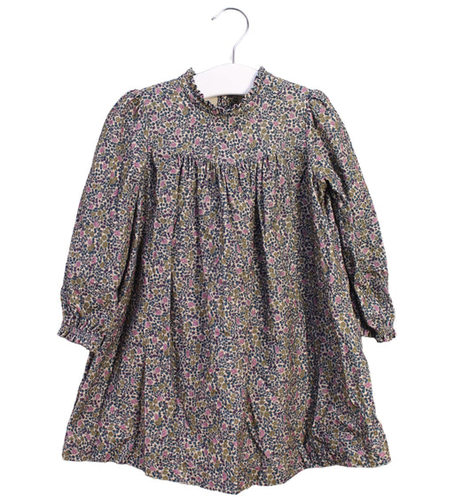 A Grey Long Sleeve Dresses from Bonpoint in size 3T for girl. (Front View)