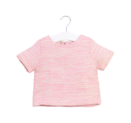 A Peach Short Sleeve Tops from Gingersnaps in size 2T for girl. (Front View)