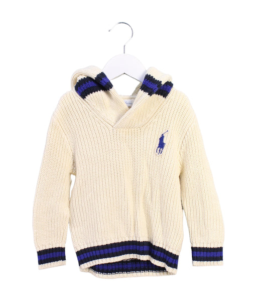 A Yellow Knit Sweaters from Ralph Lauren in size 2T for neutral. (Front View)