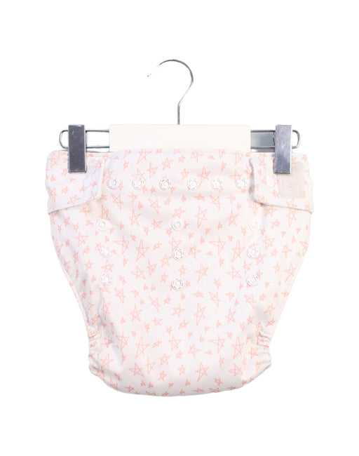 A White Cloth Diapers from GroVia in size O/S for girl. (Front View)