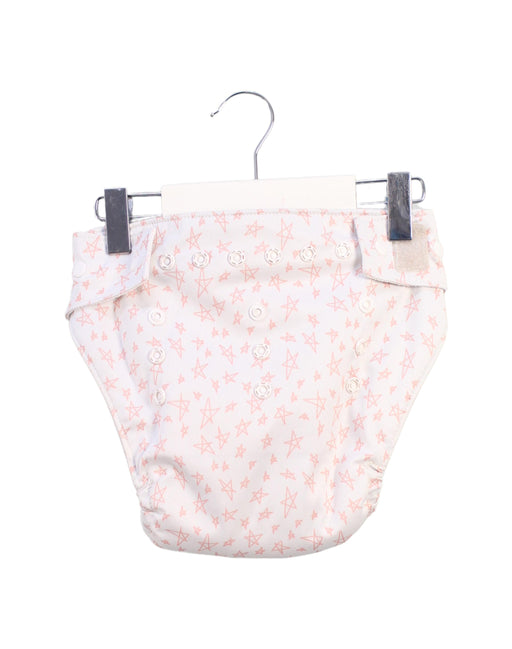 A White Cloth Diapers from GroVia in size O/S for girl. (Front View)