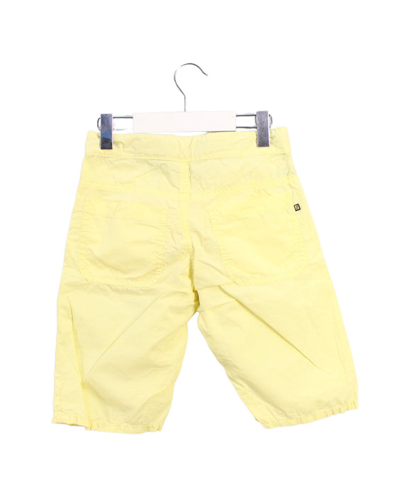 A Yellow Shorts from Fendi in size 6T for girl. (Back View)