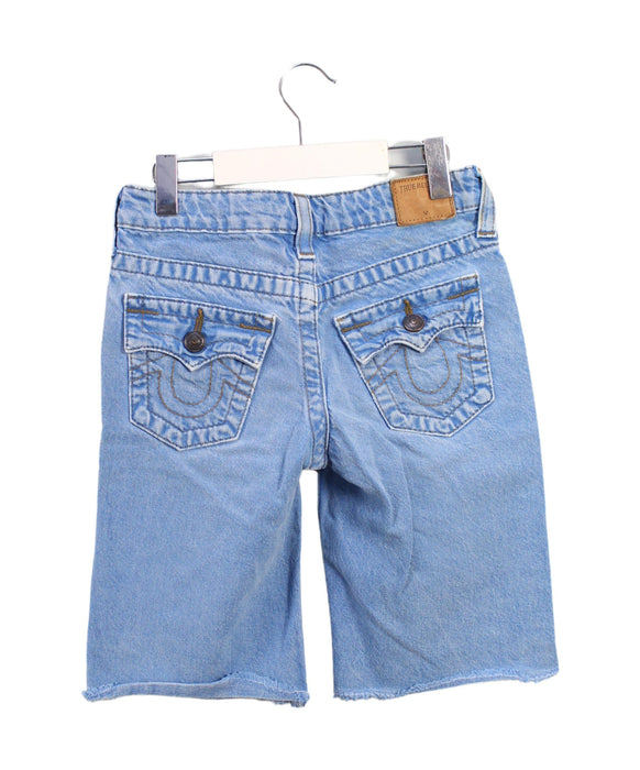 A Blue Shorts from True Religion in size 6T for girl. (Back View)