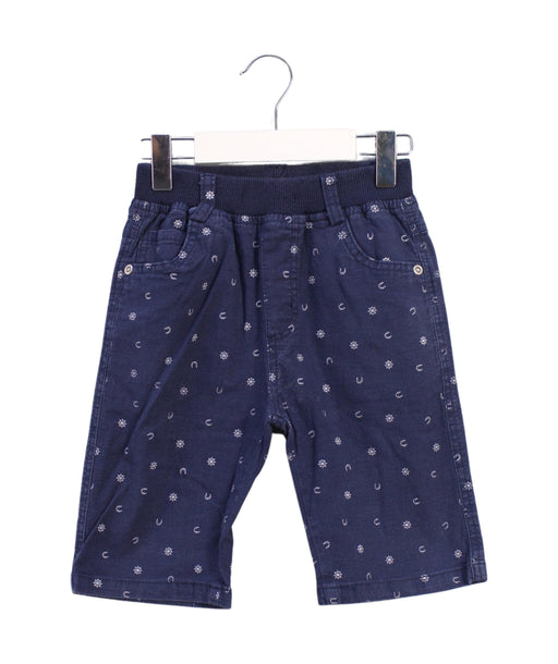 A Blue Shorts from Catimini in size 6T for boy. (Front View)