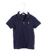 A Blue Short Sleeve Polos from Miki House in size 5T for boy. (Front View)