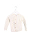 A White Cardigans from Cyrillus in size 3T for girl. (Front View)