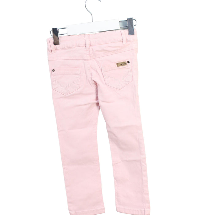 A Pink Casual Pants from Cyrillus in size 3T for girl. (Back View)