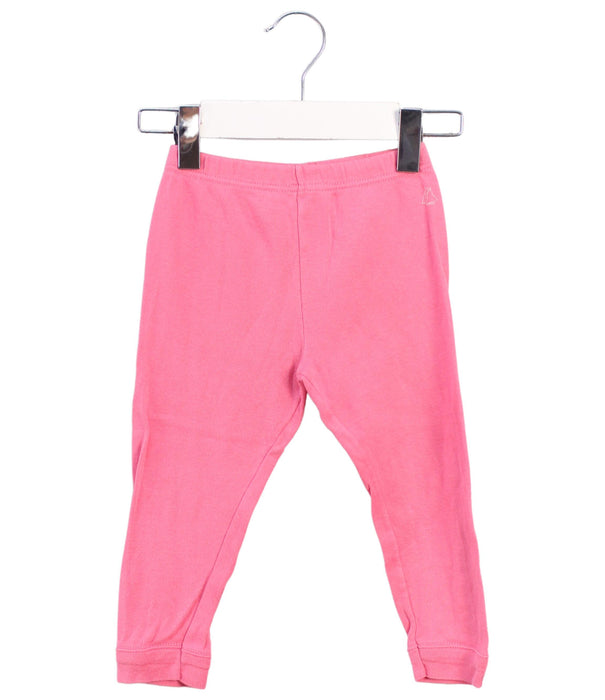 A Pink Casual Pants from Petit Bateau in size 18-24M for girl. (Front View)