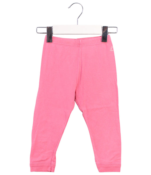 A Pink Casual Pants from Petit Bateau in size 18-24M for girl. (Front View)