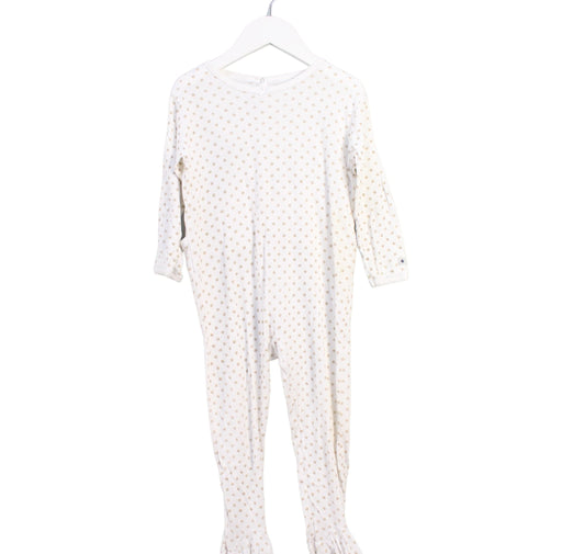 A White Onesies from Petit Bateau in size 3T for girl. (Front View)
