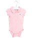 A Pink Short Sleeve Bodysuits from Tommy Hilfiger in size 3-6M for girl. (Front View)