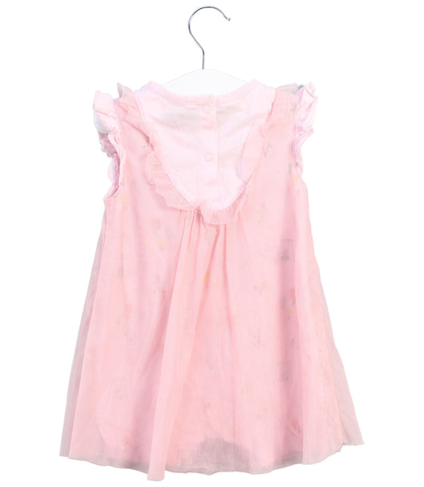 A Pink Rompers from Mides in size 6-12M for girl. (Back View)